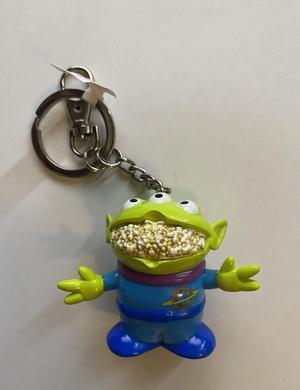 Disney Parks Monsters Alien Little Green Man Popcorn Bucket Keychain