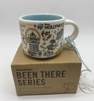Disney WDW 50th Celebration Starbucks Been There Hollywood Studios Ornament