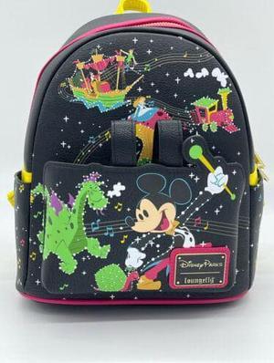 Loungefly Disney Parks Rock top 'n' Roller Coaster Mini Backpack