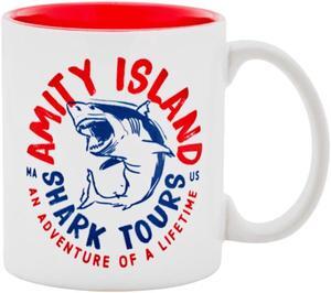 Universal Studios Jaws Amity Island Shark Tours Ceramic Mug