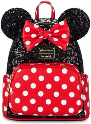 Disney Minnie Mouse Sequined Loungefly Mini Backpack