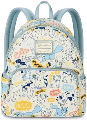 Disney Critters Loungefly Mini Backpack with Pluto, Cheshire Cat, and more