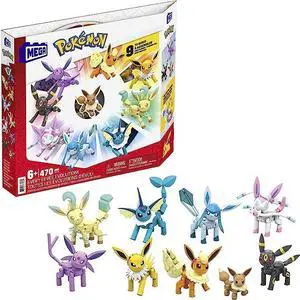 Mega Constrax Pokémon Eevee Evolution Collection block 470 pieces GFV85