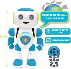 Lexibook - POWERMAN® JR. STEM Robot with Quiz, Music and Games (English)