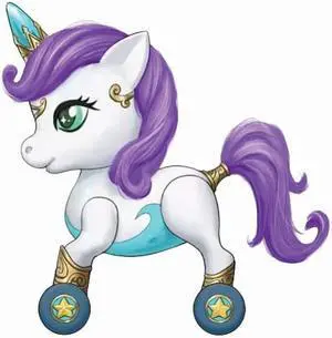 Lexibook - Power Unicorn My smart robotic unicorn  with programming function, dance, walk, movements, touch sensors incl remote control