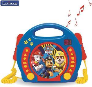 Lexibook Paw Patrol Portable CD player with 2 Sing Along microphones - RCDK100PA