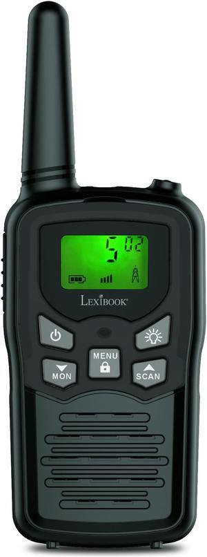 Lexibook - Digital Walkie Talkies up to 5 miles, 8 channels
