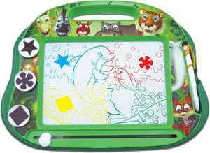 Lexibook The Animals Magnetic Multicolor Drawing Board with accessories A5 Format - CRANX550
