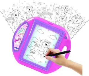 Lexibook Unicorn drawing projector with templates and stamps - CR310UNI