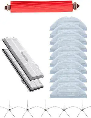 18pcs Hepa Filter For Xiaomi Roborock T7s T7plus S7 Mopping Cloth