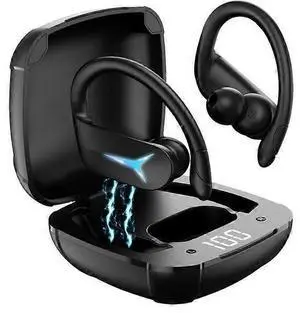 U30 Bluetooth Sports Earbuds, IPX5 Waterproof Wireless Headphones with 40H Playtime & Charging Case (Black) U30 Bluetooth Sports Earbuds, IPX5 Waterproof Wireless Headphones with 40H Playtime & Charging Case (Black)