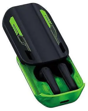 Green Bluetooth 5.3 Wireless Headset, IPX7 Waterproof, 25H Battery Life, Hi-Fi Sound & ENC Calls