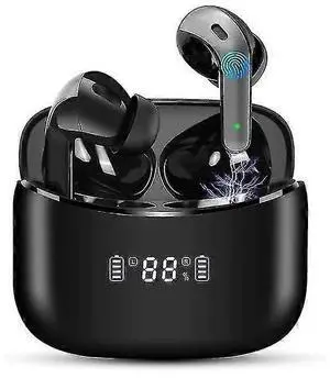X15/322 Bluetooth Headphones, 40H Playback, IPX7 Waterproof, Hi-Fi Sound & LED Battery Display