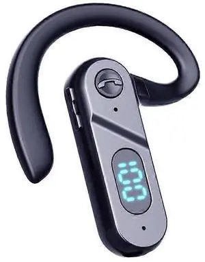 Single Ear Bluetooth Headset with Voice Control, 20H Playback for Drivers/Truckers (Black) Single Ear Bluetooth Headset with Voice Control, 20H Playback for Drivers/Truckers (Black)