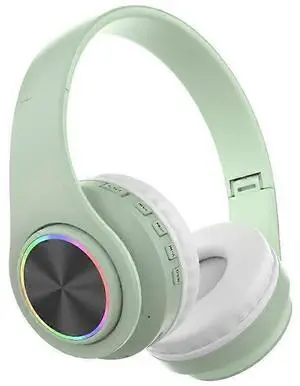 T39 Wireless Gaming Headset - Foldable Bluetooth, 20H Battery, Built-in Mic, Lightweight Over-Ear (Green) T39 Wireless Gaming Headset - Foldable Bluetooth, 20H Battery, Built-in Mic, Lightweight Over-Ear (Green)