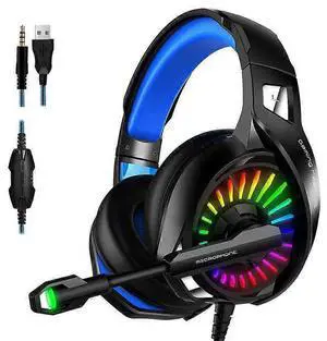 ZIUMIER Yobo7302 Gaming Headset with 50mm Drivers, Noise Cancelling Mic, Multi-Platform