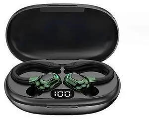 F8 TWS Wireless Earbuds, Bluetooth 5.3 Sports Headphones with Mic, Deep Bass, IPX5 Waterproof, 8H Playtime (Green) F8 TWS Wireless Earbuds, Bluetooth 5.3 Sports Headphones with Mic, Deep Bass, IPX5 Waterproof, 8H Playtime (Green)