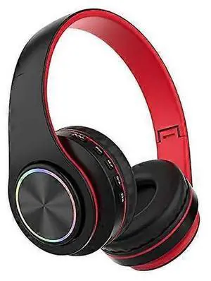 T39 Foldable Wireless Gaming Headset - Bluetooth, 20H Battery, Lightweight Over-Ear Headphones with Mic (Black)