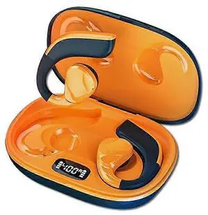 Open-Ear Headphones Bluetooth 5.3, 60H Playtime, IPX5 Waterproof, 16.2mm Drivers, Orange Open-Ear Headphones Bluetooth 5.3, 60H Playtime, IPX5 Waterproof, 16.2mm Drivers, Orange