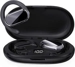 DT4.0 Open-Ear Headphones, 360° Panoramic Sound, PX7 Waterproof, Air Conduction, No Sound Leakage (Black)