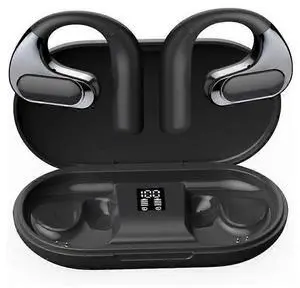 CHRONUS Open Wireless Headphones, 5.4 Bluetooth Low Latency, 360° ACS Panoramic Sound, 12H Battery, Black CHRONUS Open Wireless Headphones, 5.4 Bluetooth Low Latency, 360° ACS Panoramic Sound, 12H Battery, Black