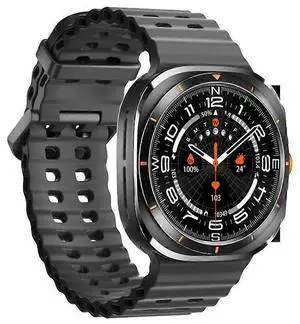 Ecocleanpath Smartwatch with Bluetooth Calling, Voice Assistant, Heart Rate & Blood Pressure Monitor, 100+ Sport Modes (Black)