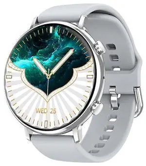 Ecocleanpath Women's Smartwatch Silver: Bluetooth Calling, Health & Fitness Tracker, 1.3" HD Screen Ecocleanpath Women's Smartwatch Silver: Bluetooth Calling, Health & Fitness Tracker, 1.3" HD Screen