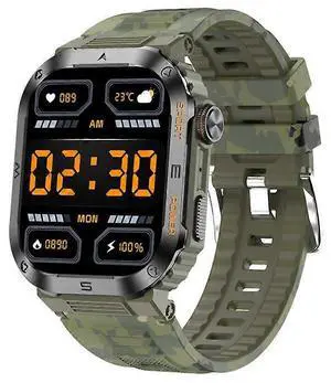 Ecocleanpath Smartwatch with Bluetooth Calling, 100+ Sports Modes, Blood Pressure & Oxygen Monitor, 2.01" HD Display (Green) Ecocleanpath Smartwatch with Bluetooth Calling, 100+ Sports Modes, Blood Pressure & Oxygen Monitor, 2.01" HD Display (Green)