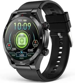 Ecocleanpath Smart Watch with Bluetooth Call, 1.39" Fitness Tracker for Men & Women, Blood Pressure/HR/Sleep Monitor, IP67 Waterproof, Black Ecocleanpath Smart Watch with Bluetooth Call, 1.39" Fitness Tracker for Men & Women, Blood Pressure/HR/Sleep Monitor, IP67 Waterproof, Black