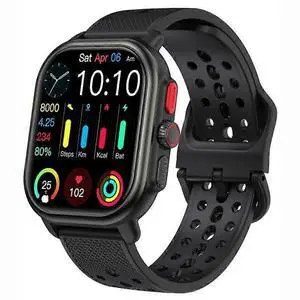 Ecocleanpath Smartwatch with 2.06" AMOLED Screen, Bluetooth Calling, 100+ Sports Modes & Health Tracking (Black) Ecocleanpath Smartwatch with 2.06" AMOLED Screen, Bluetooth Calling, 100+ Sports Modes & Health Tracking (Black)