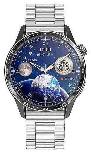 Ecocleanpath Smartwatch with ECG, Blood Sugar & Stress Monitor, Bluetooth Calling, SOS, Silver Ecocleanpath Smartwatch with ECG, Blood Sugar & Stress Monitor, Bluetooth Calling, SOS, Silver