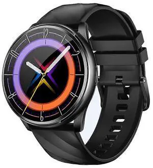 Ecocleanpath Smart Watch for Women, IPX8 Waterproof Ultra-Thin Fitness Tracker with Health Monitoring, Black