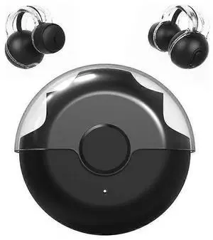 Ultra Lightweight Bluetooth 5.3 Clip Earbuds, 8H Playtime, Secure Fit for Sports (Black)