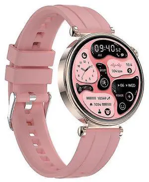 Ecocleanpath Women's Smartwatch with Bluetooth Calling, 1.32" AMOLED Display, 100+ Sports Modes, Health Tracking - Pink Ecocleanpath Women's Smartwatch with Bluetooth Calling, 1.32" AMOLED Display, 100+ Sports Modes, Health Tracking - Pink
