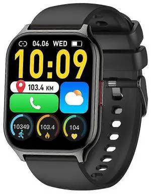 Ecocleanpath MYOTEC V1-1 Smart Watch 1.95 Inch, Bluetooth Calls, 123+ Sports Modes, IP68 Waterproof for Android iPhone Ecocleanpath MYOTEC V1-1 Smart Watch 1.95 Inch, Bluetooth Calls, 123+ Sports Modes, IP68 Waterproof for Android iPhone