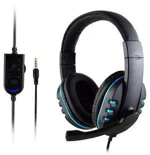 Stereo Gaming Headset with HD Mic, 3.5mm Wired for Xbox One/PS4/PC - Black Stereo Gaming Headset with HD Mic, 3.5mm Wired for Xbox One/PS4/PC - Black