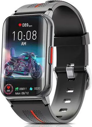 Ecocleanpath Smartwatch 1.57" Touch Screen, 7-Day Battery, Waterproof Fitness Tracker (Black) Ecocleanpath Smartwatch 1.57" Touch Screen, 7-Day Battery, Waterproof Fitness Tracker (Black)