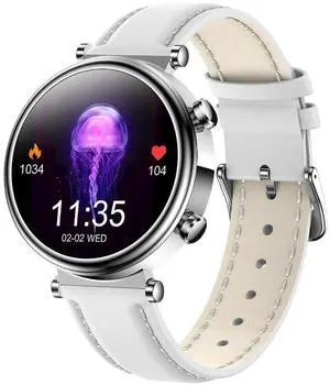 Ecocleanpath BooaBei Smart Watch for Women: 1.27" AMOLED, Call/Monitor, IP68 Waterproof, Fitness Tracker Ecocleanpath BooaBei Smart Watch for Women: 1.27" AMOLED, Call/Monitor, IP68 Waterproof, Fitness Tracker