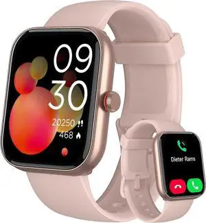 Ecocleanpath Smart Watch with Alexa, 1.91" HD IP68 Waterproof, 100+ Sport Modes, Health Tracker - Pink Ecocleanpath Smart Watch with Alexa, 1.91" HD IP68 Waterproof, 100+ Sport Modes, Health Tracker - Pink