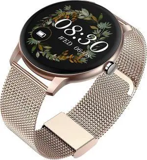 Ecocleanpath Smartwatch 1.3" Bluetooth Call, 100+ Sport Modes, IP67 Waterproof, Heart Rate & Sleep Monitor (Rose Gold) Ecocleanpath Smartwatch 1.3" Bluetooth Call, 100+ Sport Modes, IP67 Waterproof, Heart Rate & Sleep Monitor (Rose Gold)