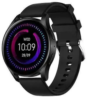 Ecocleanpath 1.39" Smart Watch for Men & Women, HD Fitness Tracker, Waterproof with Heart Rate Monitor, Black