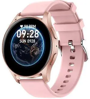 Ecocleanpath Smart Watch 1.39" HD, Waterproof Fitness Tracker with Heart Rate Monitor for iPhone Android (Pink) Ecocleanpath Smart Watch 1.39" HD, Waterproof Fitness Tracker with Heart Rate Monitor for iPhone Android (Pink)