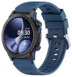 Ecocleanpath Smartwatch 1.43" AMOLED, Waterproof, 123 Sports Modes, Heart Rate & Bluetooth Calling (Blue) Ecocleanpath Smartwatch 1.43" AMOLED, Waterproof, 123 Sports Modes, Heart Rate & Bluetooth Calling (Blue)