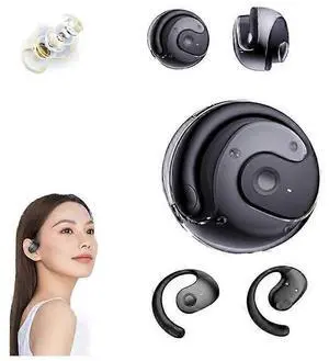 Small Coconut Ball Bluetooth 5.4 Earphones, Open 3D Stereo, IPX7 Waterproof, 60H Playback (Black) Small Coconut Ball Bluetooth 5.4 Earphones, Open 3D Stereo, IPX7 Waterproof, 60H Playback (Black)