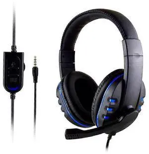 New Gaming Headset with Mic, Voice Control, H-I-Fi Sound for PS4, PC, Mobile - Black New Gaming Headset with Mic, Voice Control, H-I-Fi Sound for PS4, PC, Mobile - Black