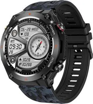 Ecocleanpath Rugged Smartwatch for iPhone & Android, 1.75" GPS Fitness Tracker, 14-Day Battery, Call/Make Calls Ecocleanpath Rugged Smartwatch for iPhone & Android, 1.75" GPS Fitness Tracker, 14-Day Battery, Call/Make Calls