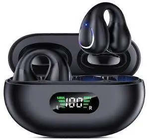 Bear Conduction Wireless Bluetooth Sports Headphones - Open-Ear Lightweight Design, 6H Playtime (Black) Bear Conduction Wireless Bluetooth Sports Headphones - Open-Ear Lightweight Design, 6H Playtime (Black)
