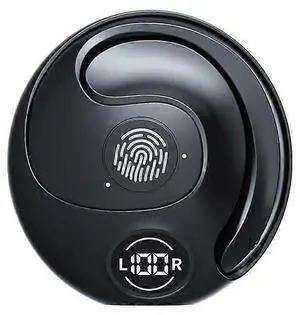 TWS Open-Ear Sports Earbuds, 5H Battery, Fast Charging Case, Clip-On Design for Gaming & Running (Black) TWS Open-Ear Sports Earbuds, 5H Battery, Fast Charging Case, Clip-On Design for Gaming & Running (Black)