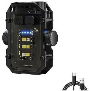 Ecocleanpath 1500 Lumen Rechargeable LED Flashlight, 8 Modes, Waterproof, Magnetic Tail, Keychain - Black Ecocleanpath 1500 Lumen Rechargeable LED Flashlight, 8 Modes, Waterproof, Magnetic Tail, Keychain - Black