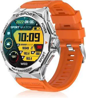 Ecocleanpath Military Smart Watch for Men, 1.43'' AMOLED Display, Call Function, 100+ Sports Modes, IP68 Waterproof Ecocleanpath Military Smart Watch for Men, 1.43'' AMOLED Display, Call Function, 100+ Sports Modes, IP68 Waterproof